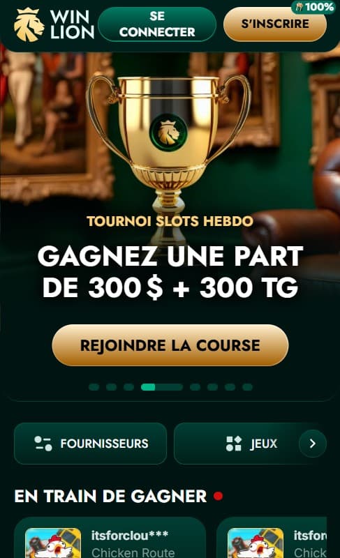 WinLion meilleur casino